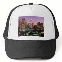 Los Angeles Night Lights Mesh Hats