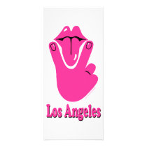 Los Angeles Pink Custom Rack Card