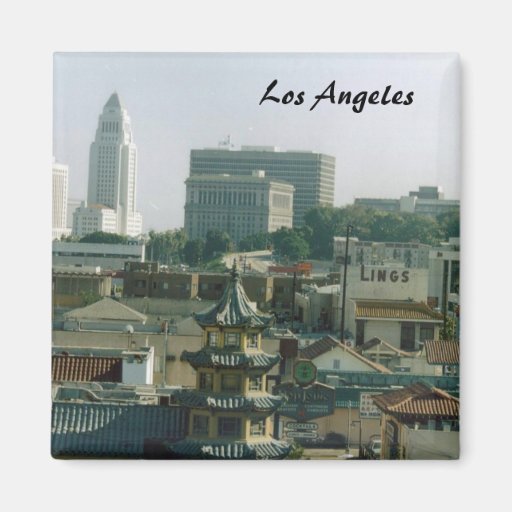 Los Angeles Refrigerator Magnet