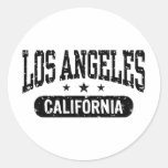 Los Angeles Round Sticker