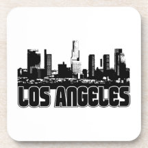 Los Angeles Skyline Beverage Coasters