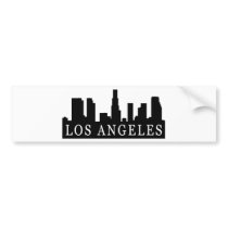 Los Angeles Skyline Bumper Stickers