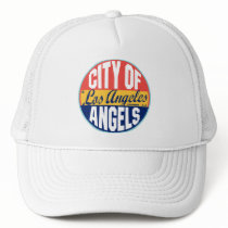 Los Angeles Vintage Label Trucker Hats