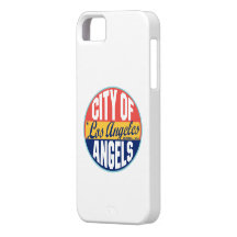Los Angeles Vintage Label iPhone 5 Cases