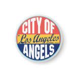 Los Angeles Vintage Label magnets
