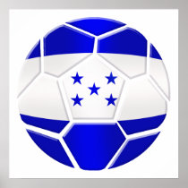 Los Catrachos Honduras soccer ball gifts Print