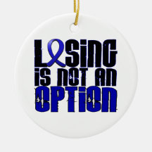 Losing Is Not An Option Huntington's Disease Christmas Tree Ornament
