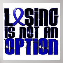 Losing Is Not An Option Huntington's Disease Posters