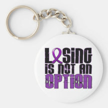 Losing Is Not An Option Sarcoidosis Keychain