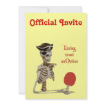 Losing Ping Pong Pirate invitations