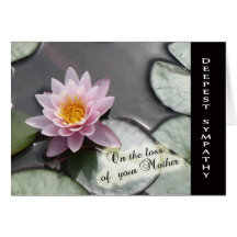 Loss of Mother - With Deepest Sympathy Greeting Card