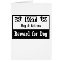 Lost Dog Actress Card