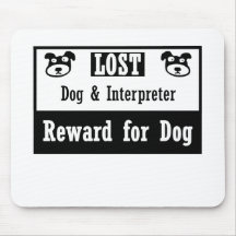 Lost Dog Interpreter Mousepads