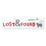 Lost & Found Christian parable bumper sticker