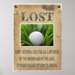 LOST - Golf Ball Poster