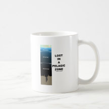 Lost In A Pelagic Zone (Earth Science Ocean) Coffee Mug