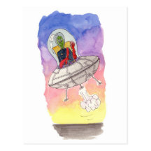 Lost in Spaaaaaaace Post Card