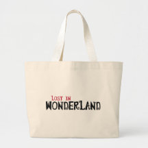 Lost in Wonderland Canvas Bags