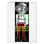 Lost RoBoT Greeting Card