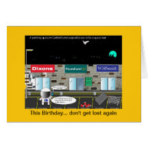 Lost Spaceman Greeting Cards