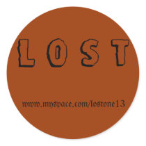 LOST  STICKER (RED BLOTCH)