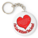 Lost Without You Jesus Keychain