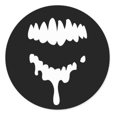 Lost Zombies Teeth Sticker Sheet by lostzombies