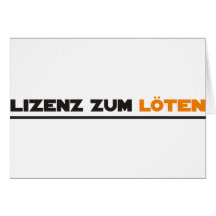 löten greeting cards