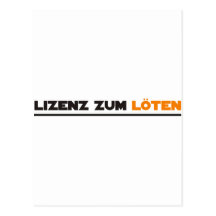 löten post card