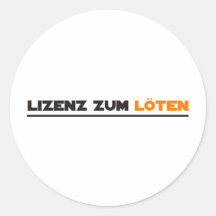 löten round stickers