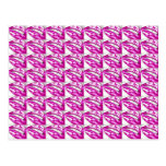 Lots-a-lips Postcard Magenta (Hot Lips)