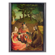 Lot's daughters make their Father drink Wine Postcard