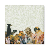 Lots of Dogs Collage magnet