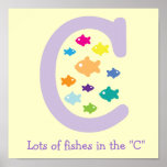 Lots of Fishes in the "C"_multicolored goldfish posters