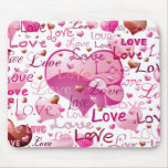 Lots of Love and Hearts Mouse Mat