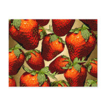 Lots of Strawberries Post Card