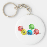 Lottery Balls Key Chain