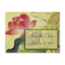 Lotus Blossom Wedding Save the Date Postcard