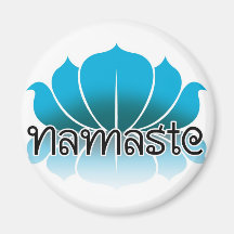 Lotus Blue Magnets