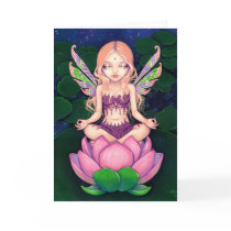 "Lotus Fairy" Greeting Card