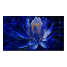 Lotus flower and its meaning business card template