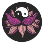 Lotus Flower and Yin Yang stickers
