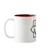 Lotus Flower Aum Symbol Mug