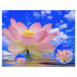 Lotus Flower Born in Water flyers