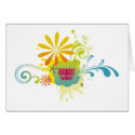 Lotus Flower Colour Burst cards