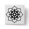 Lotus Flower Dharma Wheel buttons