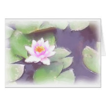 Lotus Flower Greeting Card