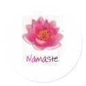Lotus Flower "Namaste" Yoga Gifts stickers
