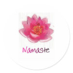 Lotus Flower "Namaste" Yoga Gifts stickers