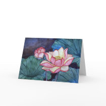 Lotus Flowers #3 Greeting Card